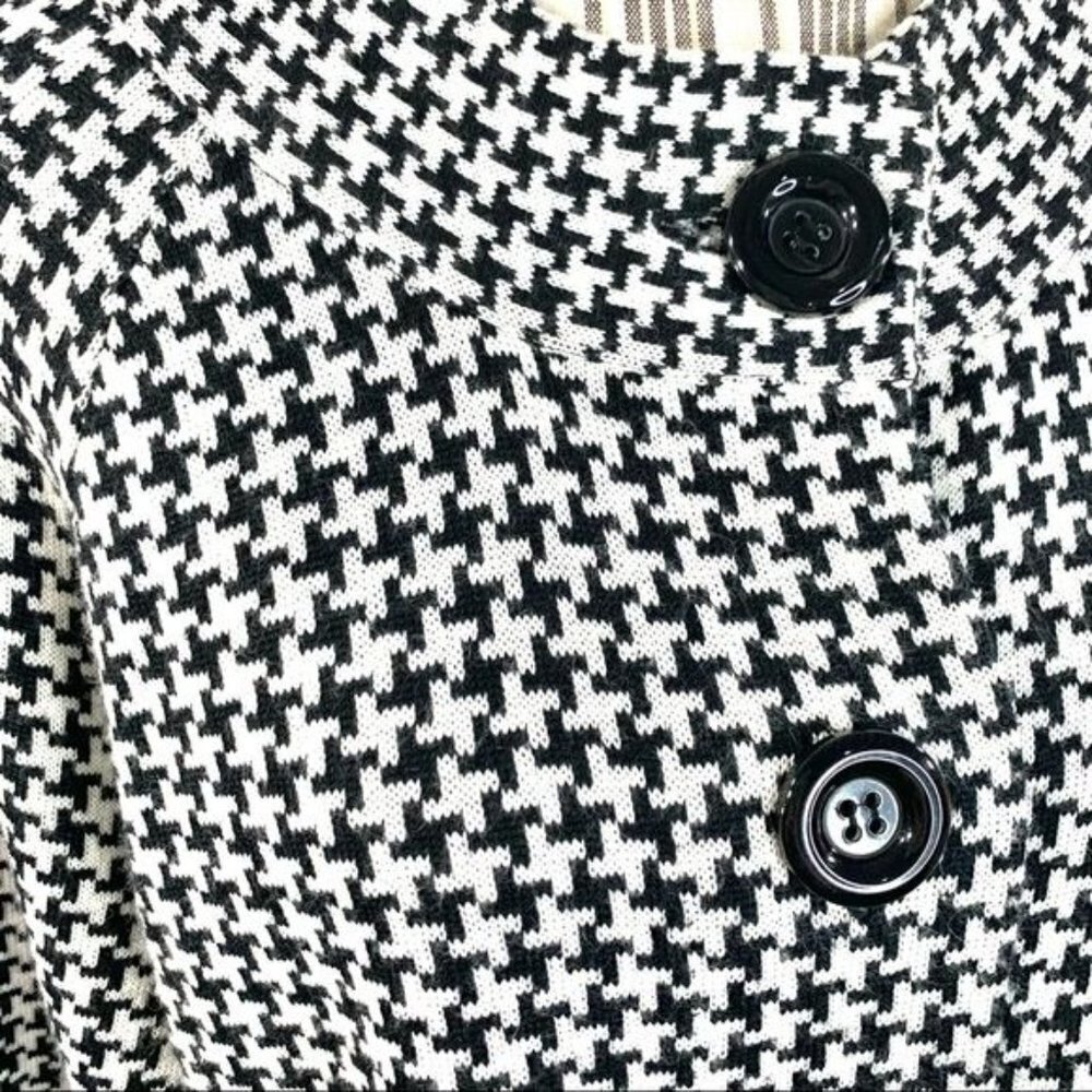 Chadwick’s Black & White Wool Blend Jacket - Picture 3 of 6